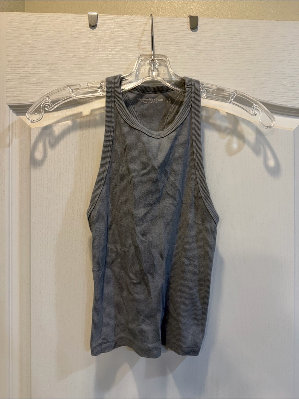 Abercrombie & Fitch Gray Ribbed Tank Top